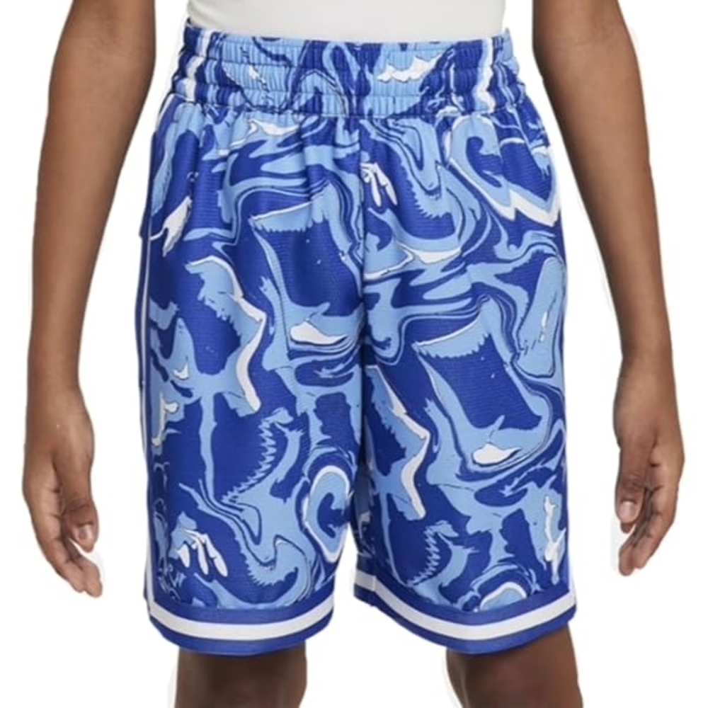 Nike Dri Fit Youth Basketball Shorts Blue Wave Size XL Loose Fit